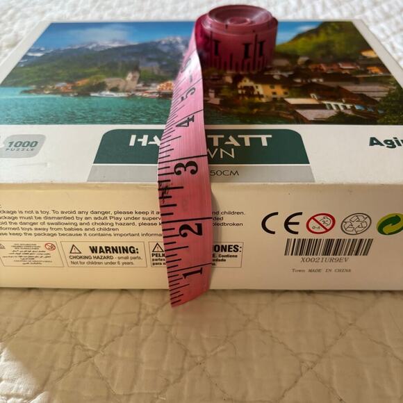 AGIRLGLE HALLSTATT TOWN Puzzle 1000 Pieces 75cmx50cm 14+ ages Intricate Logical - Picture 6 of 6